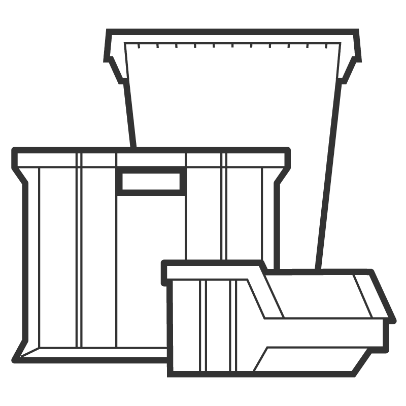 Wszystkie pojemniki warsztatowe